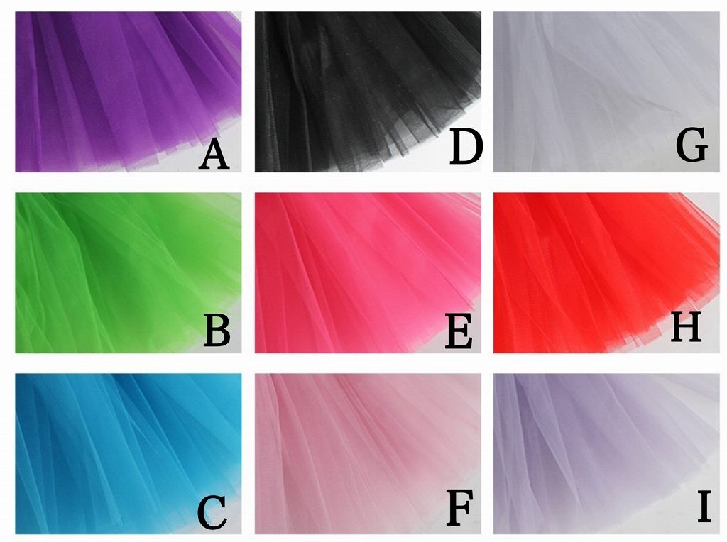 キッズ　ボトムス　チュチュ　スカート　チュール　バレエ　ダンス　衣装　発表会　かわいい　ブラック　ホワイト　パープル　ピンク　グリーン　ブルー　レッド　グレー　送料無料