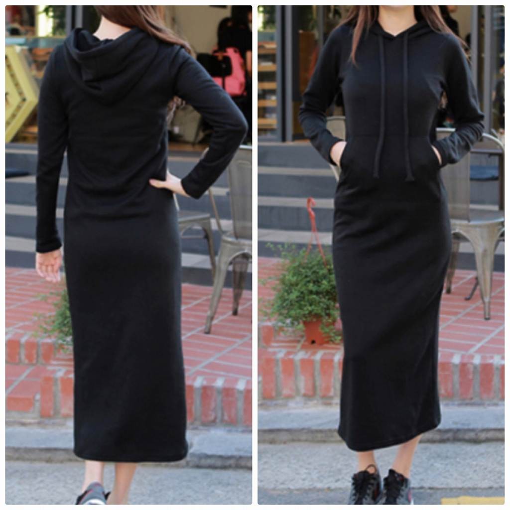 レディース　スウェット　ワンピース　スエット　パーカー　トレーナー　トップス　カジュアル　キュート　大人　可愛い　フェミニン　セクシー　おしゃれ　お出かけ　デイリー　ブラック　黒色　S　Ｍ　Ｌ　XL　2XL　3XL　4XL　5XL　大きいサイズ　送料無料