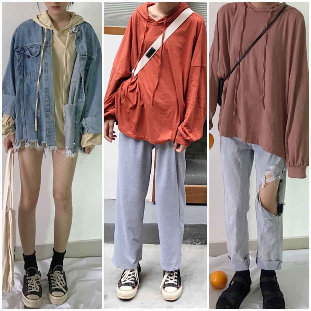 レディース　オーバーサイズ　ビッグシルエット　ロングTシャツ　長袖　秋　トップス　カジュアル　キュート　大人　可愛い　フェミニン　おしゃれ　お出かけ　デイリー　ホワイト　パープル　グリーン　ネイビー　白　灰色　紺　紫　緑　フリーサイズ　ワンサイズ　送料無料