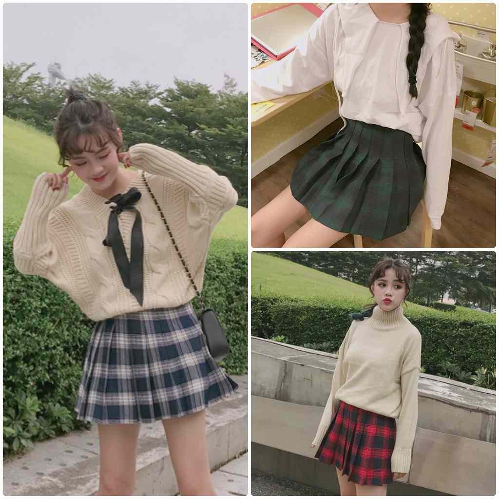 レディース　ミニ丈　ハイウエスト　チェック柄　プリーツスカート　ボトムス　カジュアル　キュート　可愛い　フェミニン　きれいめ　エレガント　セクシー　上品　おしゃれ　お出かけ　お呼ばれ　ネイビー　グリーン　レッド　S　M　L　サイズ　送料無料