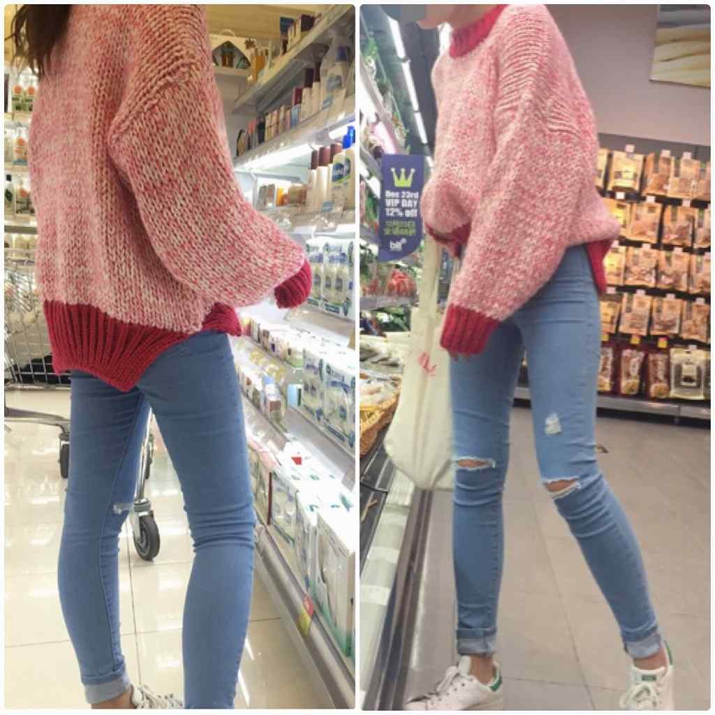 レディース　ニット　セーター　長袖　ゆったり　ざっくり　トップス　カジュアル　キュート　大人　可愛い　フェミニン　おしゃれ　お出かけ　デイリー　レッド　赤色　フリーサイズ　ワンサイズ　送料無料