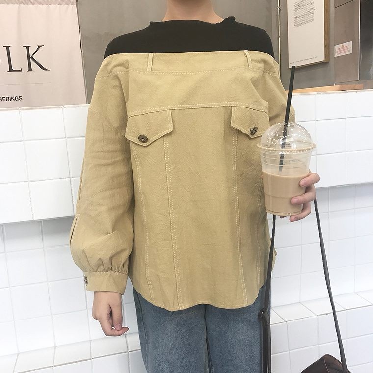 レディース　トップス　シャツ　カットソー　無地　ゆったり　長袖　フリーサイズ　カジュアル　大人可愛い　デート　お出かけ　デイリー　ホワイト　イエロー　送料無料