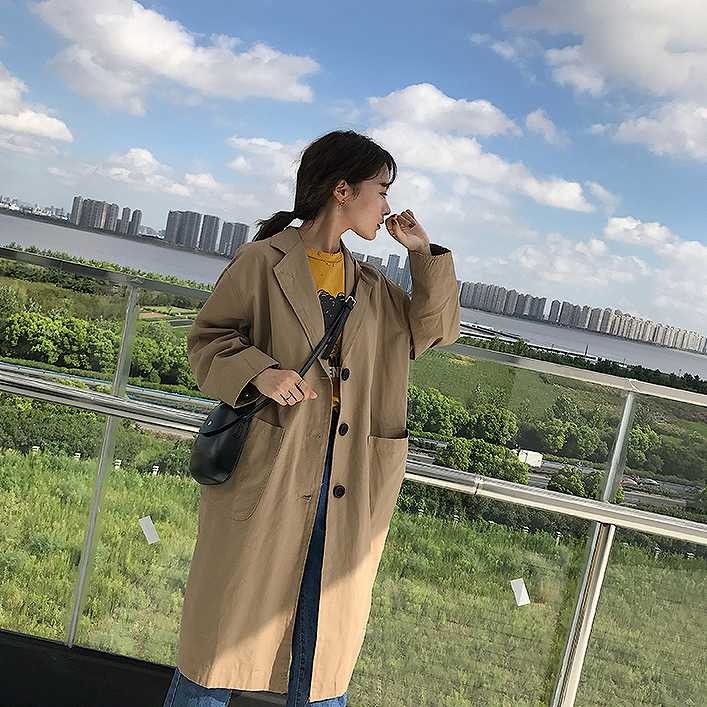 レディース　アウター　チェスターコート 　ロング丈　秋　長袖　ポケット　ボタン　ゆったり　オーバーコート　おしゃれ　シンプル　カジュアル　フェミニン　ビジネス　クール　通勤　普段着　アプリコット　ベージュ　送料無料