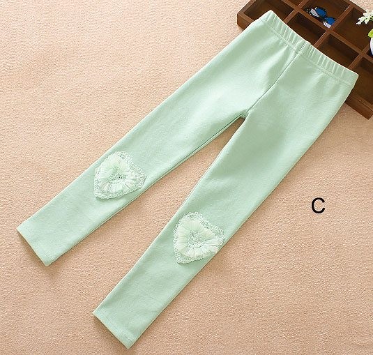 キッズ　ジュニア　子供服　女　女の子　レギンス　スパッツ　スキニー　ハート　ピンク　ホワイト　グリーン　ブラック　グレー　送料無料