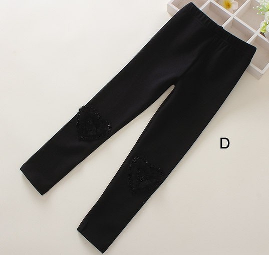 キッズ　ジュニア　子供服　女　女の子　レギンス　スパッツ　スキニー　ハート　ピンク　ホワイト　グリーン　ブラック　グレー　送料無料