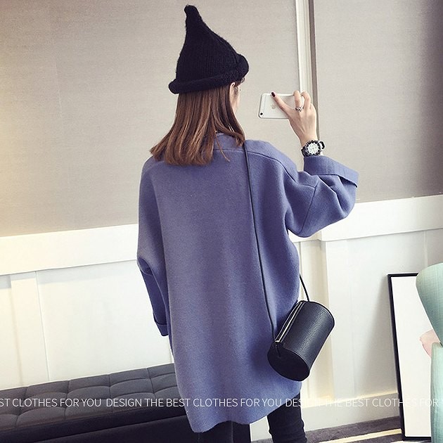 レディース　ライトアウター　ロング　カーディガン　コーディガン　ビッグシルエット　長袖　無地　フリーサイズ　カジュアル　大人可愛い　フェミニン　デート　お出かけ　デイリー　ピンク　ネイビー　グレー　ブラック　送料無料