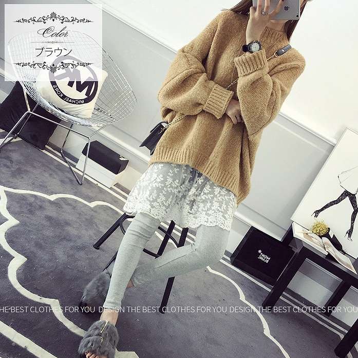 レディース　トップス　ニット　セーター　ハイネック　長袖　無地　ビッグシルエット　長袖　無地　フリーサイズ　カジュアル　大人可愛い　フェミニン　デート　お出かけ　デイリー　ブラウン　ピンク　グレー　送料無料