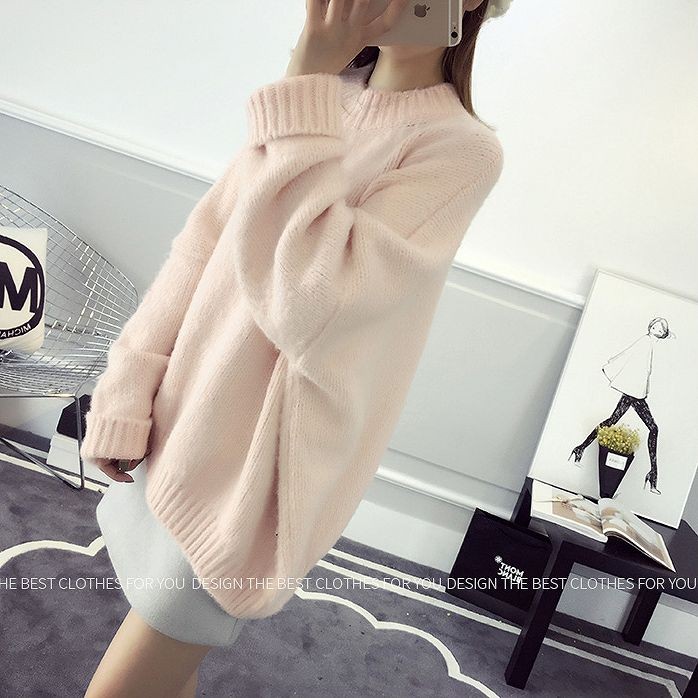 レディース　トップス　ニット　セーター　ハイネック　長袖　無地　ビッグシルエット　長袖　無地　フリーサイズ　カジュアル　大人可愛い　フェミニン　デート　お出かけ　デイリー　ブラウン　ピンク　グレー　送料無料