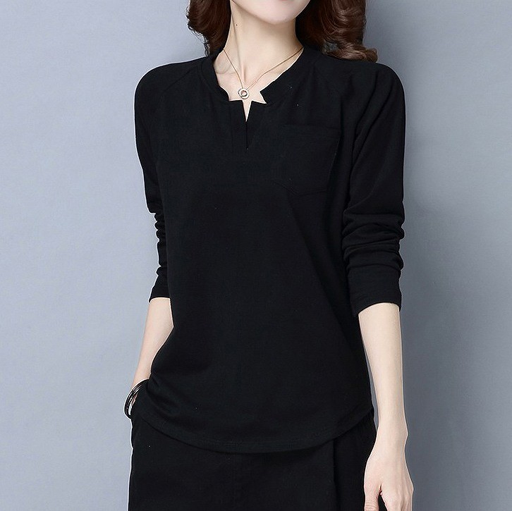 レディース　トップス　Tシャツ　長袖　無地　キーホールネック　綿　シンプル　大きいサイズ　ゆったり　おしゃれ　カジュアル　大人可愛い　フェミニン　デート　お出かけ　通勤　普段着　　ブルー　ピンク　ホワイト　ブラック　グリーン　送料無料