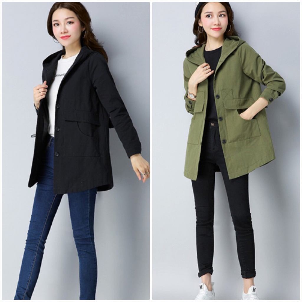 レディース　フード付き　ジャケット　コート　秋　冬　アウター　カジュアル　長袖　キュート　大人　可愛い　フェミニン　おしゃれ　お出かけ　デイリー　オリーブ　ブラック　Ｍ　Ｌ　XL　2XL　大きいサイズ　送料無料