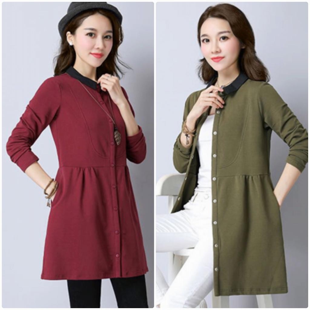 レディース　薄手　ジャケット　コート　ロング丈　ブラウス　シャツ　トップス　カジュアル　キュート　大人　可愛い　フェミニン　セクシー　おしゃれ　お出かけ　デイリー　オリーブ　ブラウン　レッド　Ｍ　Ｌ　XL　2XL　3XL　4XL　大きいサイズ　送料無料