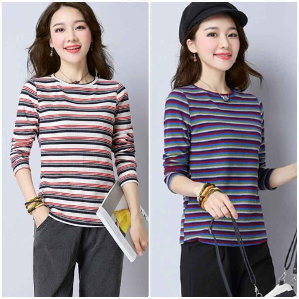 レディース　ボーダー　ロングTシャツ　ロンT　長袖　トップス　カジュアル　キュート　大人　可愛い　フェミニン　セクシー　おしゃれ　お出かけ　デイリー　ネイビー　ホワイト　レッド　Ｍ　Ｌ　XL　2XL　大きいサイズ　送料無料