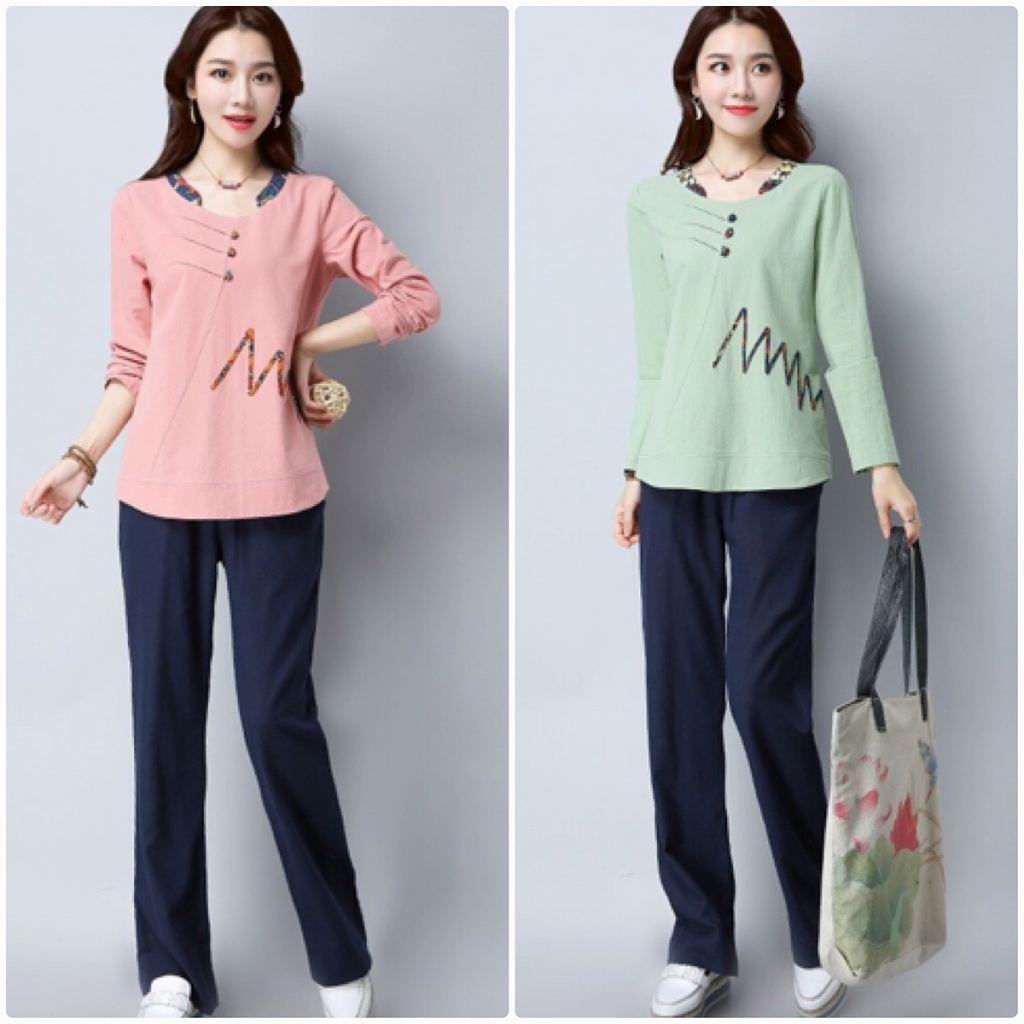 レディース　ラウンドネック　ロングTシャツ　ロンT　長袖　トップス　カジュアル　キュート　大人　可愛い　フェミニン　セクシー　おしゃれ　お出かけ　デイリー　オレンジ　ピンク　グリーン　ネイビー　Ｍ　Ｌ　XL　2XL　3XL　大きいサイズ　送料無料