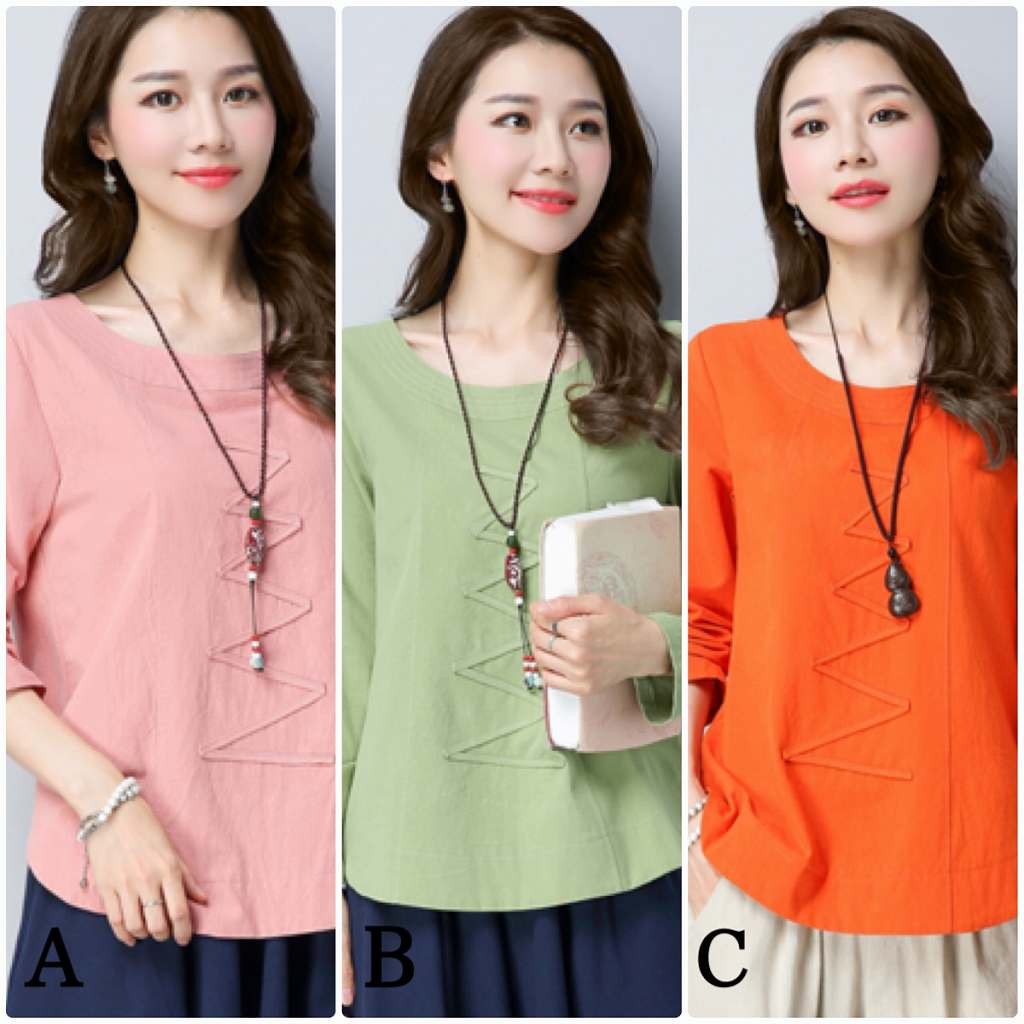 レディース　ラウンドネック　ロングTシャツ　ロンT　長袖　トップス　カジュアル　キュート　大人　可愛い　フェミニン　セクシー　おしゃれ　お出かけ　デイリー　グリーン　ピンク　オレンジ　Ｍ　Ｌ　XL　2XL　3XL　大きいサイズ　送料無料