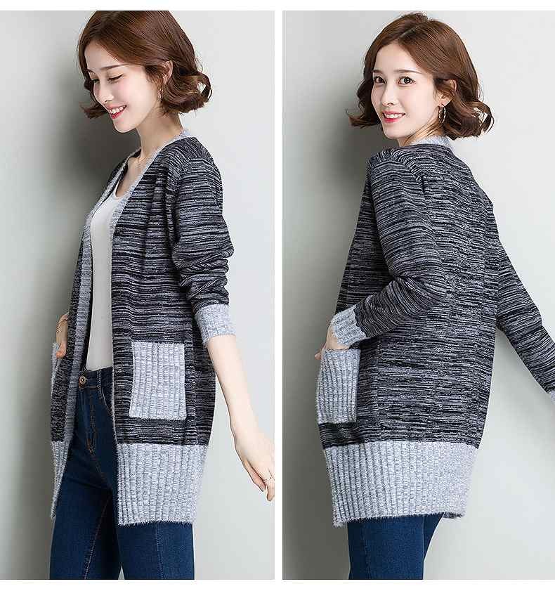 レディース　アウター　ニット　カーディガン　ロング　ゆったり　無地　長袖　カジュアル　大人可愛い　フェミニン　オフィス　OL　通勤　秋冬　デート　お出かけ　デイリー　ブラック　ブルー　ワインレッド　グレー　送料無料