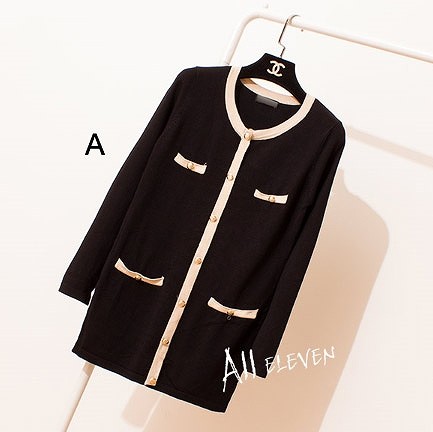 レディース　トップス　ニット　カーディガン　ラウンドネック　長袖　無地　シンプル　ライン　大人可愛い　フリーサイズ　上品　エレガント　シック　オフィス　デート　お出かけ　デイリー　ブラック　パープル　送料無料