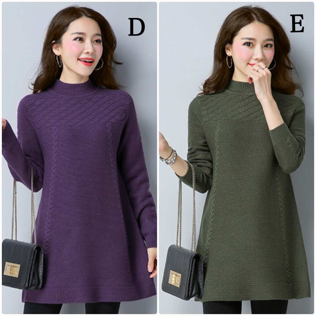 レディース　ニットワンピ　シングルネック　セーター　ワンピース　ミニ丈　スカート　カジュアル　キュート　可愛い　フェミニン　きれいめ　上品　エレガント　おしゃれ　デイリー　オリーブ　パープル　ワインレッド　ブラック　ベージュ　フリーサイズ　送料無料