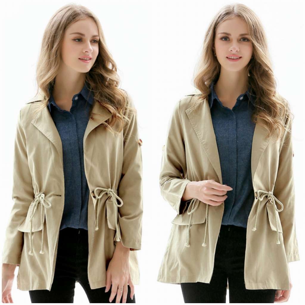 レディース　ジャケット　スーツ　コート　秋　冬　アウター　カジュアル　長袖　キュート　大人　可愛い　フェミニン　きれいめ　エレガント　おしゃれ　お出かけ　お呼ばれ　デイリー　カーキ　ベージュ　M　L　XL　2XL　大きいサイズ　送料無料