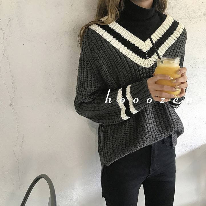 レディース　トップス　ニット　セーター　長袖　Vネック　ロングテール　ゆったり　無地　フリーサイズ　カジュアル　大人可愛い　フェミニン　キュート　デート　お出かけ　デイリー　グレー　レッド　送料無料