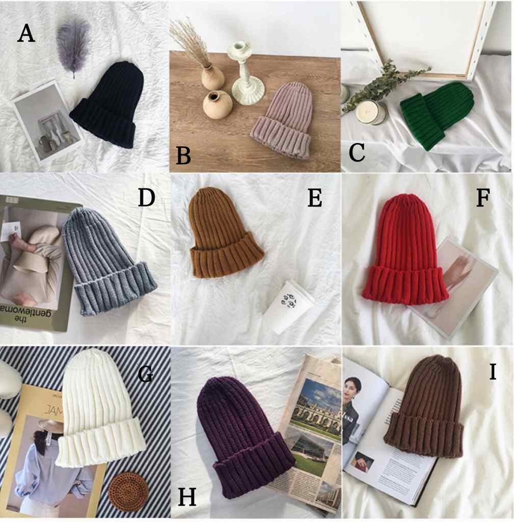 レディース　ニット帽　折り返し　ワッチキャップ　ビーニー　帽子　カジュアル　キュート　大人　可愛い　フェミニン　おしゃれ　お出かけ　デイリー　レッド　ブラウン　グリーン　ブラック　パープル　ホワイト　カーキ　グレー　フリーサイズ　ワンサイズ　送料無料