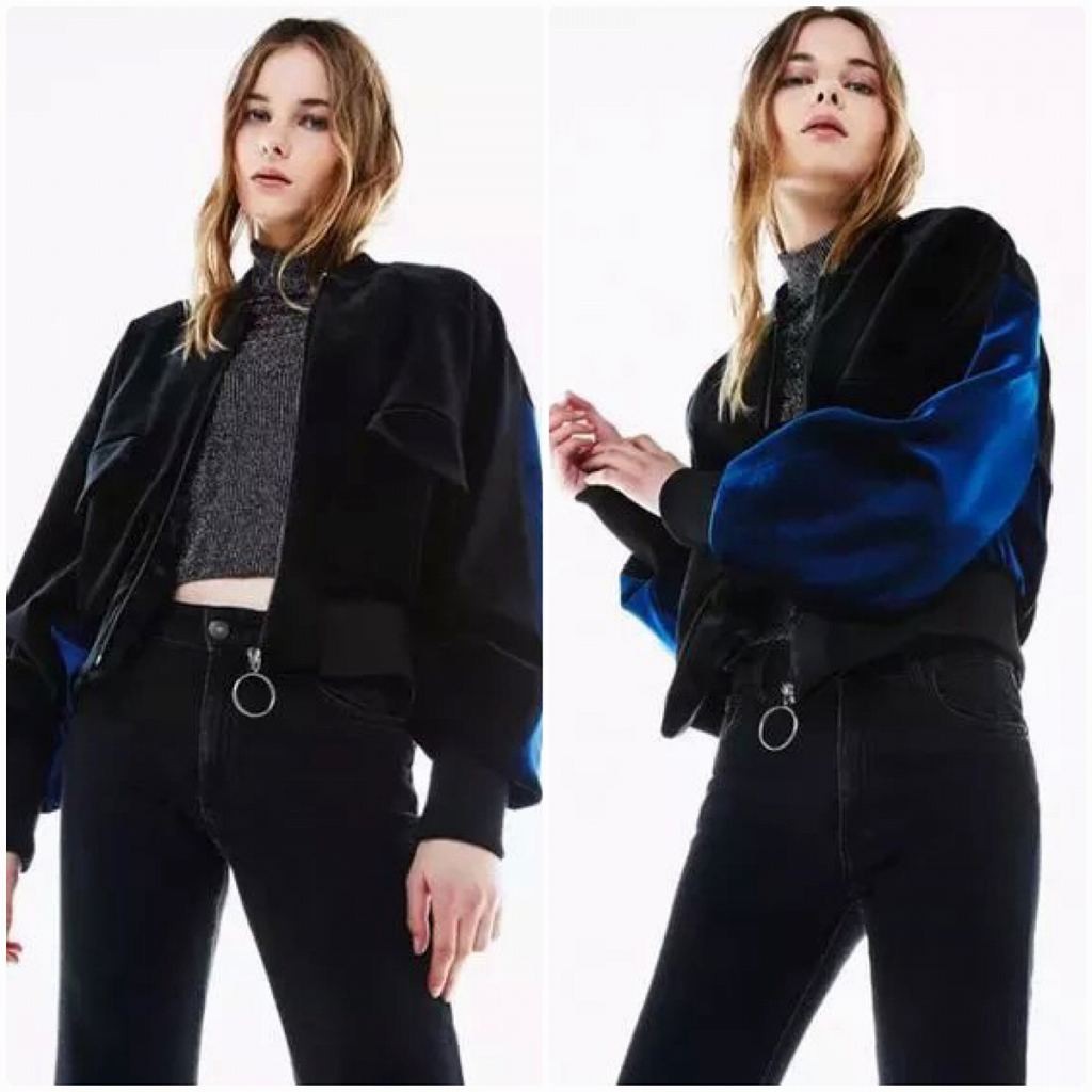 レディース　ベルベット　ジャケット　ジッパー　コート　アウター　カジュアル　フェミニン　セクシー　きれいめ　エレガント　セクシー　おしゃれ　お出かけ　お呼ばれ　ブラック　黒　34　36　38　サイズ　送料無料