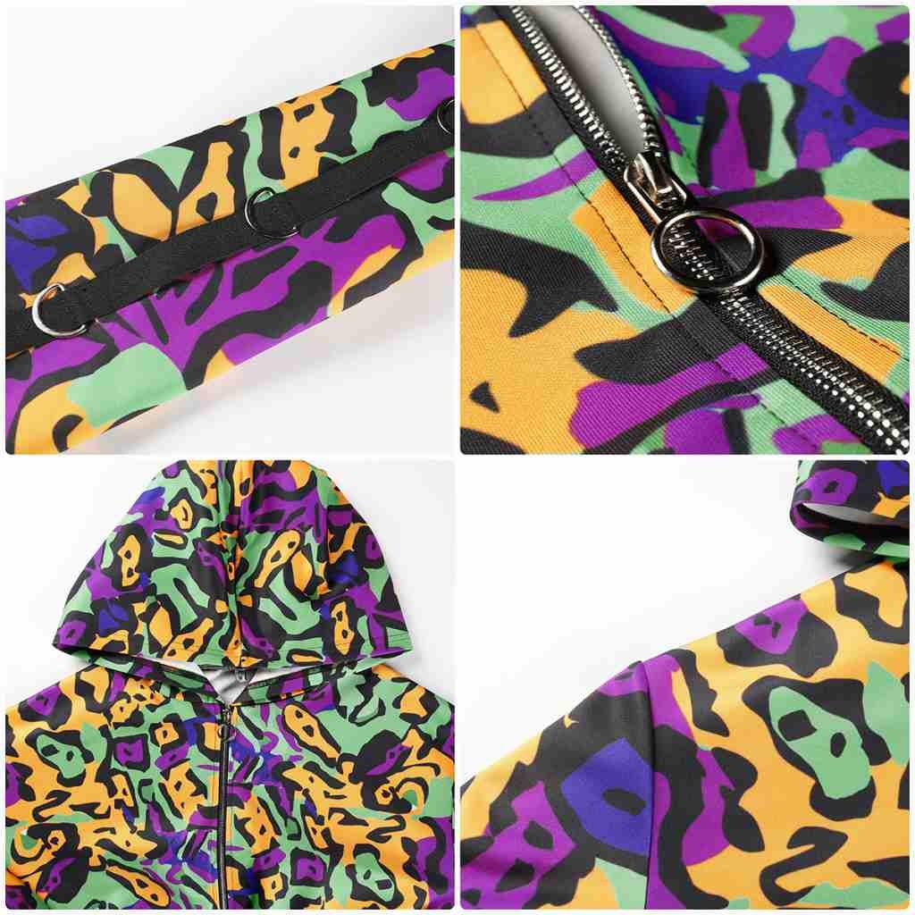 レディース　フード付き　ヒョウ柄　ジャンパー　ジャケット　秋　冬　コート　アウター　カジュアル　フェミニン　セクシー　きれいめ　エレガント　セクシー　おしゃれ　お出かけ　お呼ばれ　S　M　L　サイズ　送料無料