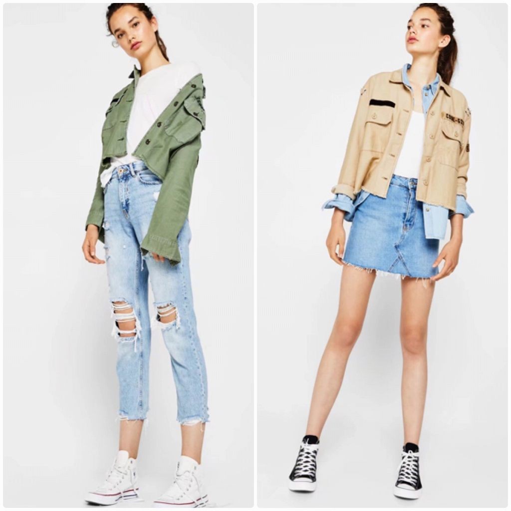 レディース　シャツジャケット　ワッペン　刺繍　秋　冬　アウター　長袖　ロングスリーブ　トップス　カジュアル　キュート　大人　可愛い　フェミニン　セクシー　おしゃれ　お出かけ　デイリー　オリーブ　カーキ　S　M　L　サイズ　送料無料