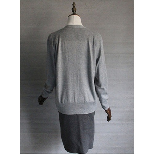 レディース　カシミヤ　カーディガン　トップス　アウター　長袖　セーター　春　女性　大人　カジュアル　キュート　清楚　可愛い　セクシー　おしゃれ　ファッション　グレー　ブラック　灰色　黒　L　XL　サイズ　送料無料