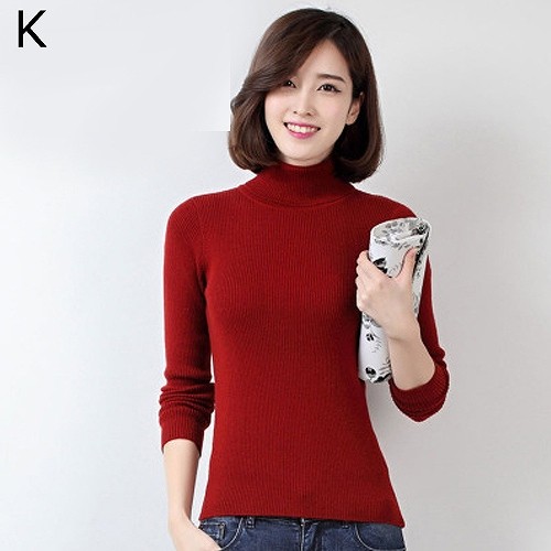 レディース　タートルネック　ニット　セーター　ウール　トップス　長袖　女性　大人　カジュアル　キュート　清楚　可愛い　おしゃれ　ファッション　レッド　ホワイト　ピンク　グレー　ブラック　ブルー　パープル　ブラウン　S　M　L　XL　XXL　送料無料