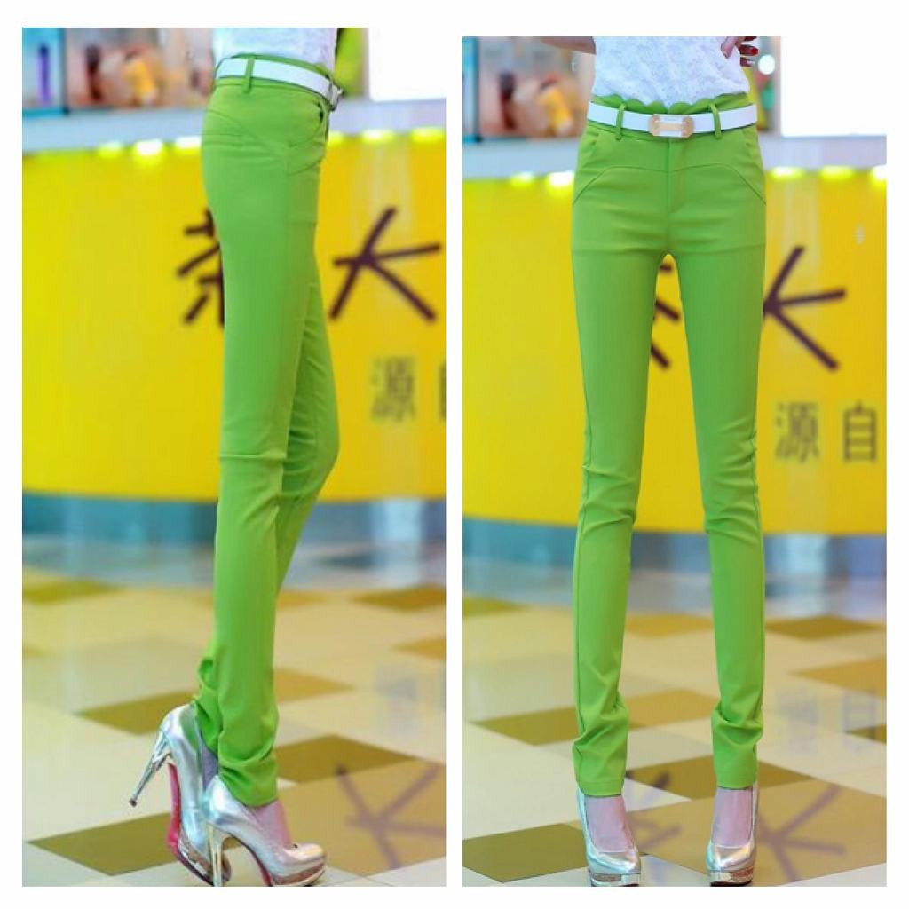 レディース　ボトムス　スキニーパンツ　スリム　カラーパンツ　無地　カジュアル　シンプル　美脚　脚長　デイリー　お出かけ　デート　ホワイト　ブルー　レッド　ブラック　グリーン　送料無料