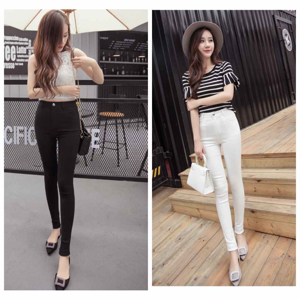 レディース　ボトムス　パンツ　スキニー　ハイウエスト　レギンス　スリム　無地　大人カジュアル　シンプル　大きいサイズ　オフィス　通勤　OL　デイリー　お出かけ　デート　ブラック　ホワイト　送料無料