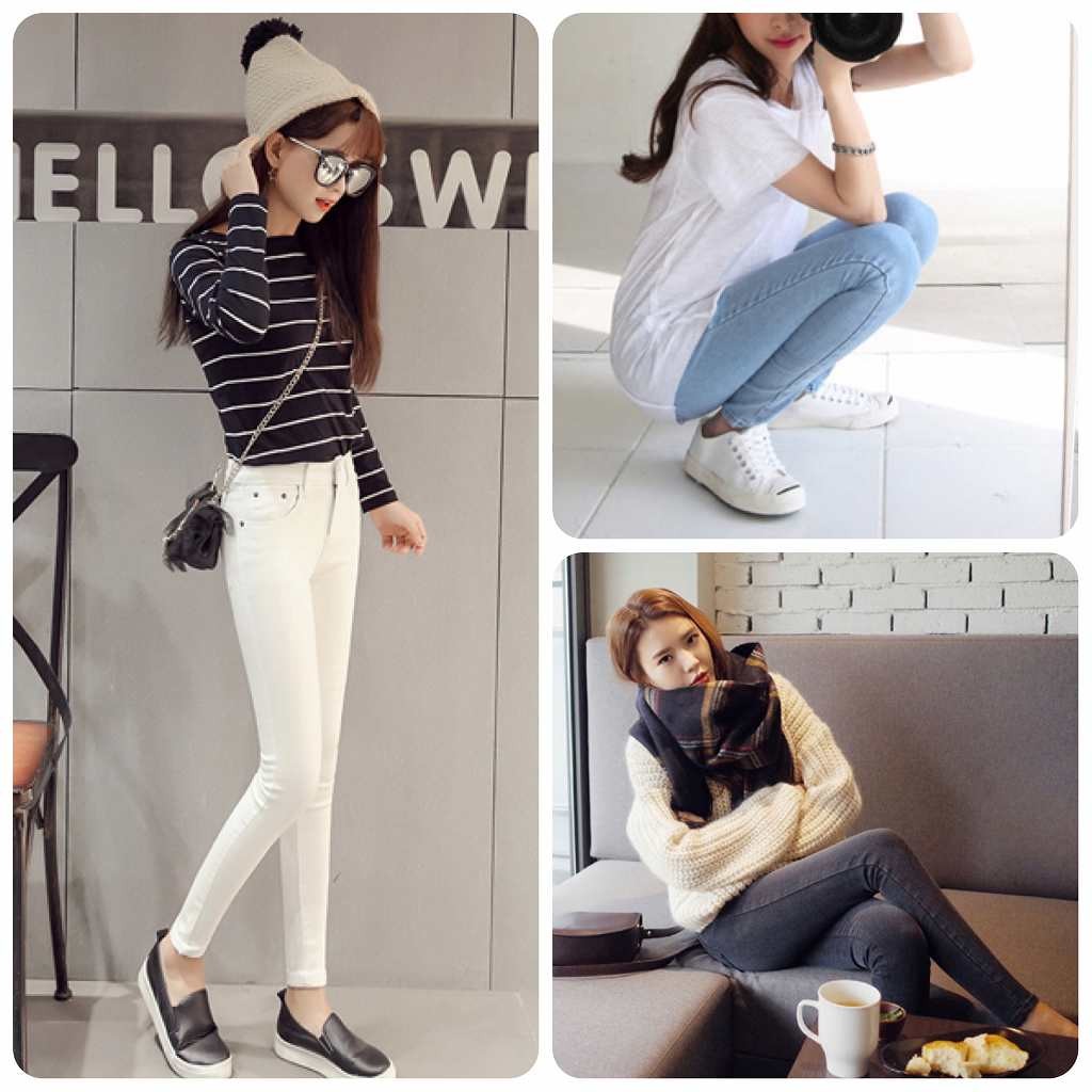 レディース　ボトムス　ジーンズ　スキニー　デニムパンツ　大きいサイズ　無地　カジュアル　シンプル　美脚　デイリー　お出かけ　デート　ブラック　ホワイト　ブルー　グレー　ネイビー　送料無料