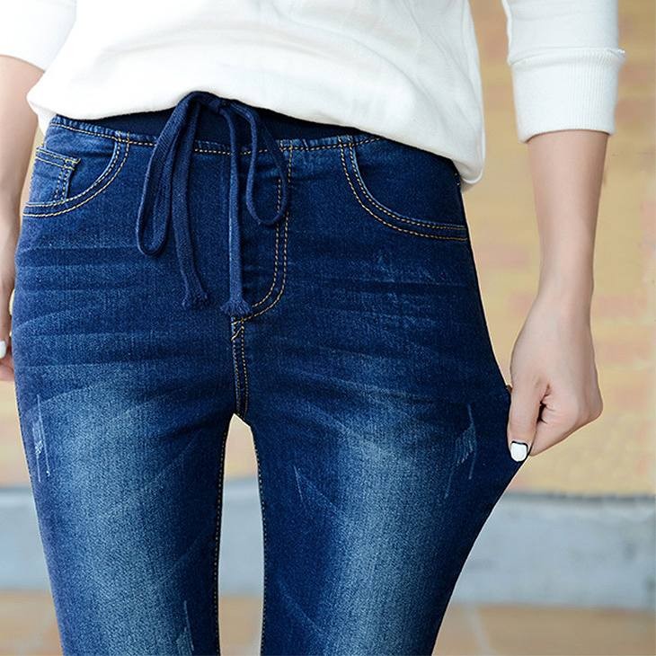 レディース　ボトムス　ストレッチデニムパンツ　スキニー　パンツ　デニム　ジーンズ　　無地　レギパン　レギンス　スリムフィット　大人カジュアル　フェミニン　大きいサイズ　シンプル　美脚　脚長効果　普段着　ブルー　送料無料