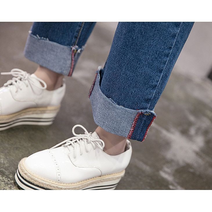 レディース　ボトムス　ジーンズ　デニム　ロールアップ　ストーレート　ワイド　フレイドヘム　切りっぱなし　無地　9分丈　大人カジュアル　フェミニン　大きいサイズ　シンプル　リゾート　普段着　デイリー　お出かけ　デート　ブルー　送料無料