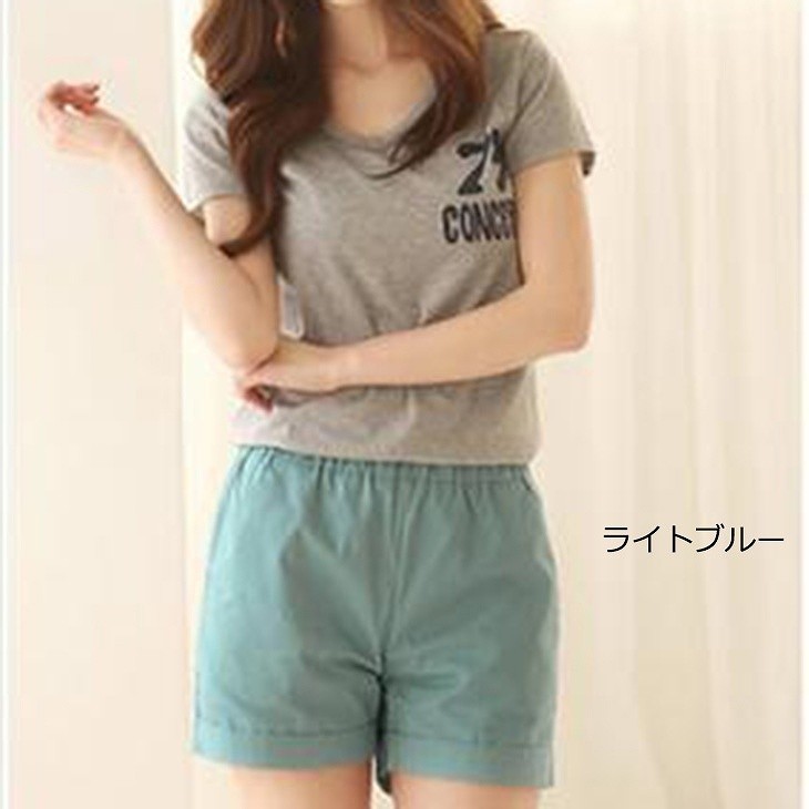 レディース　ボトムス　ショートパンツ　スポーツ　短パン　ホットパンツ　ワイドパンツ　カジュアル　サーフパンツ　ビーチパンツ　大きいサイズ　黒　ブラック　白　ブルー　スカイブルー　レッド　イエロー　ピンク　グリーン　パープル　送料無料