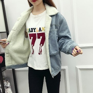 レディース　アウター　上着　ミリタリー　ジャケット　デニム　ジーンズ　裏起毛　あったか　送料無料