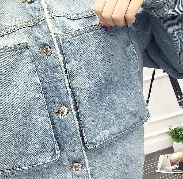 レディース　アウター　上着　ミリタリー　ジャケット　デニム　ジーンズ　裏起毛　あったか　送料無料