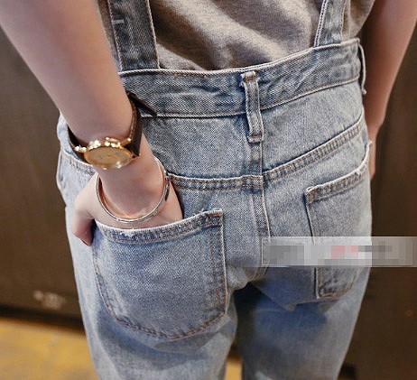 レディース　オーバーオール　サロペット　パンツ　デニム　ジーンズ　水色　薄いブルー　青　送料無料