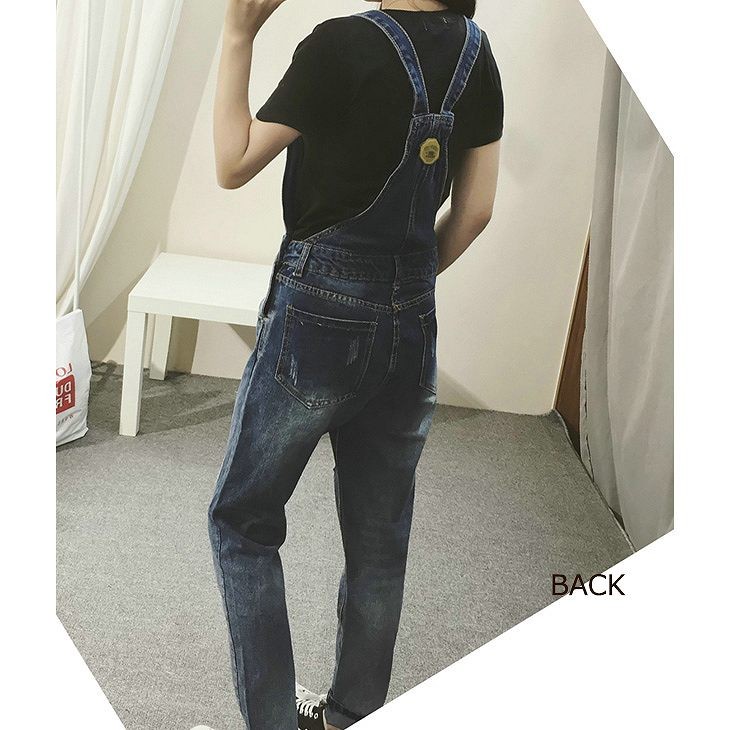 レディース　デニム　サロペット　オールインワン　オーバーオール　パンツ　ジーンズ　ボトムス　春　夏　女性　大人　カジュアル　キュート　可愛い　おしゃれ　ファッション　ネイビー　ブルー　S　M　L　XL　サイズ　送料無料