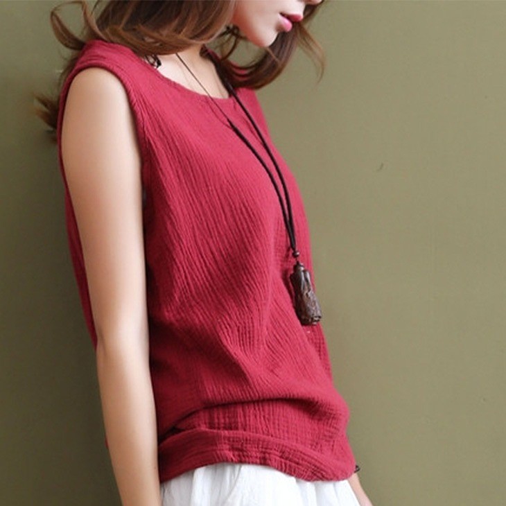 レディース　トップス　ノースリーブ　タンクトップ　春　夏　女性　大人　カジュアル　キュート　可愛い　おしゃれ　ファッション　ホワイト　イエロー　レッド　クリーム　ネイビー　ソリッドカラー　無地　フリーサイズ　ワンサイズ　送料無料