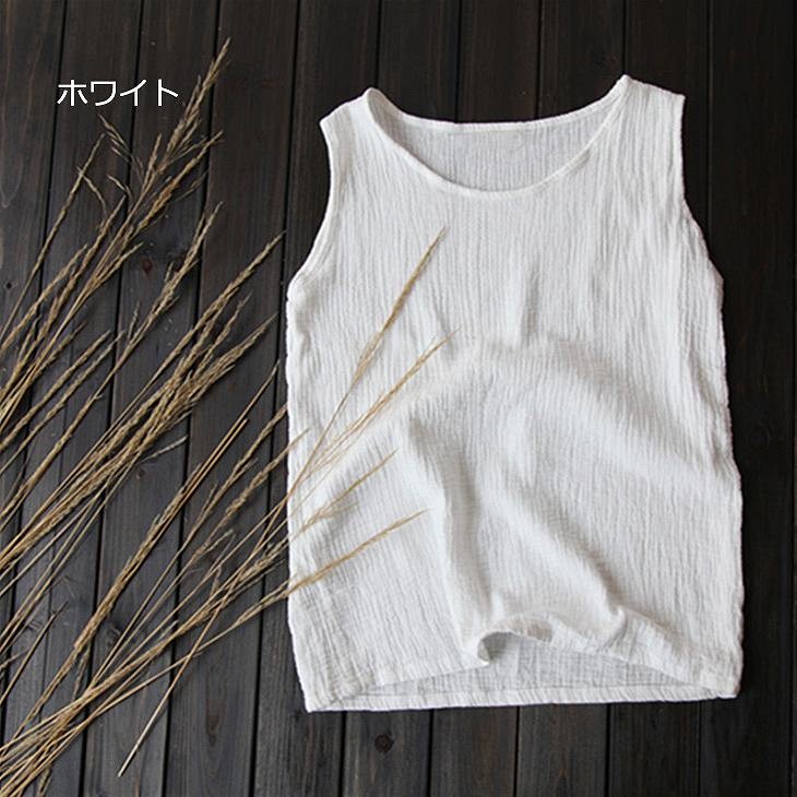 レディース　トップス　ノースリーブ　タンクトップ　春　夏　女性　大人　カジュアル　キュート　可愛い　おしゃれ　ファッション　ホワイト　イエロー　レッド　クリーム　ネイビー　ソリッドカラー　無地　フリーサイズ　ワンサイズ　送料無料