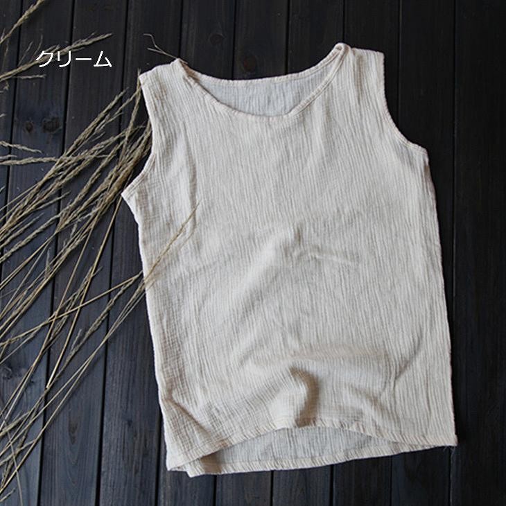 レディース　トップス　ノースリーブ　タンクトップ　春　夏　女性　大人　カジュアル　キュート　可愛い　おしゃれ　ファッション　ホワイト　イエロー　レッド　クリーム　ネイビー　ソリッドカラー　無地　フリーサイズ　ワンサイズ　送料無料