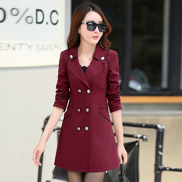 レディース　チェスターコート　アウター　コート　春　秋　スプリングコート　トレンチコート　ステンカラーコート　シンプル　ビジネス　クール　通勤　ベージュ　ブラック　ブルー　送料無料