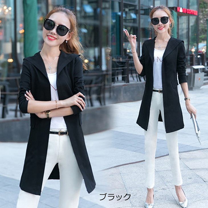 レディース　チェスターコート　アウター　コート　フード　春　秋　スプリングコート　大きいサイズ　シンプル　ビジネス　クール　通勤　ブラック　レッド　グレー　ピンク　送料無料