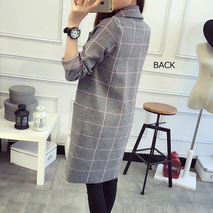 レディース　チェスターコート　アウター　ロングカーディガン　ニット　春コート　スプリングコート　ロング丈　大きいサイズ　おしゃれ　シンプル　カジュアル　ビジネス　クール　通勤　グレー　ネイビー　ブラック　レッド　送料無料