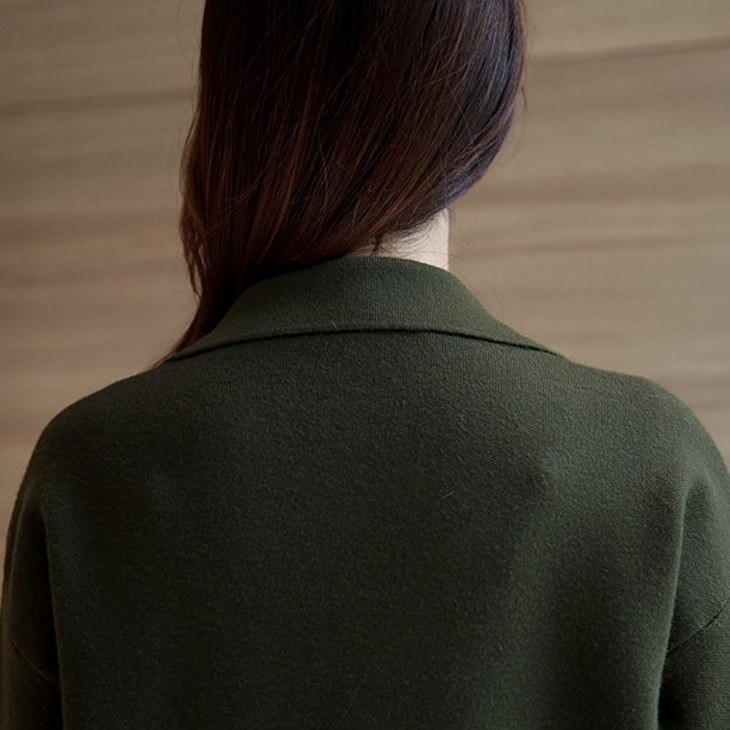 レディース　チェスターコート　アウター　春コート　スプリングコート　ニット　ロングカーディガン　大きいサイズ　おしゃれ　かわいい　シンプル　カジュアル　ビジネス　クール　通勤　レッド　ブラック　グリーン　送料無料