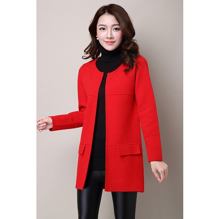 レディース　アウター　春コート　スプリングコート　ステンカラーコート　ノーカラーコート　大きいサイズ　おしゃれ　かわいい　フェミニン　無地　シンプル　カジュアル　ビジネス　クール　通勤　　レッド　ピンク　ブラウン　グレー　送料無料