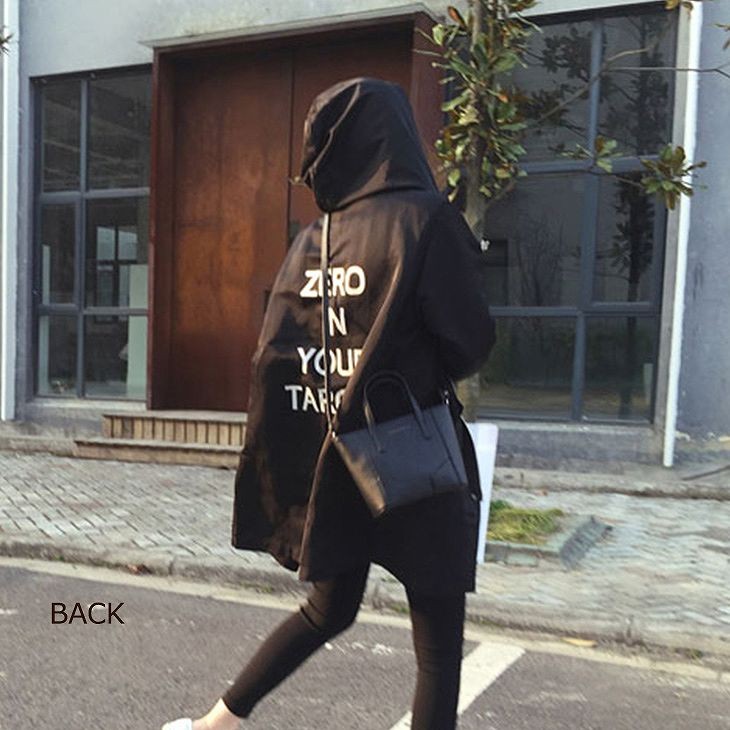 レディース　アウター　パーカー　ウィンドブレーカー　フードコート　ミリタリーコート　春コート　スプリングコート　モッズコート　大きいサイズ　おしゃれ　シンプル　カジュアル　カーキ　送料無料