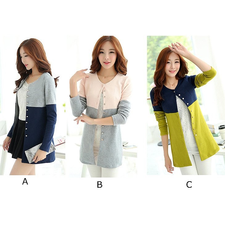 レディース　ロングカーディガン　アウター　羽織　ニット　コート　春　秋　大きいサイズ　シンプル　カジュアル　可愛い　おしゃれ　フェミニン　オフィス　ビジネス　通勤　送料無料