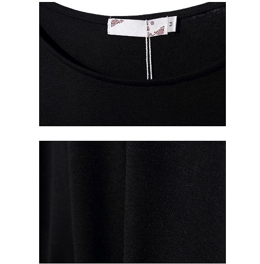 レディース　トップス　ドルマン　カットソー　Tシャツ　ラウンドネック　長袖　無地　シンプル　カジュアル　大きいサイズ　スポーツ　ヨガ　ダンス　ラフスタイル　ルームウェア　デイリー　ブラック　グレー　送料無料